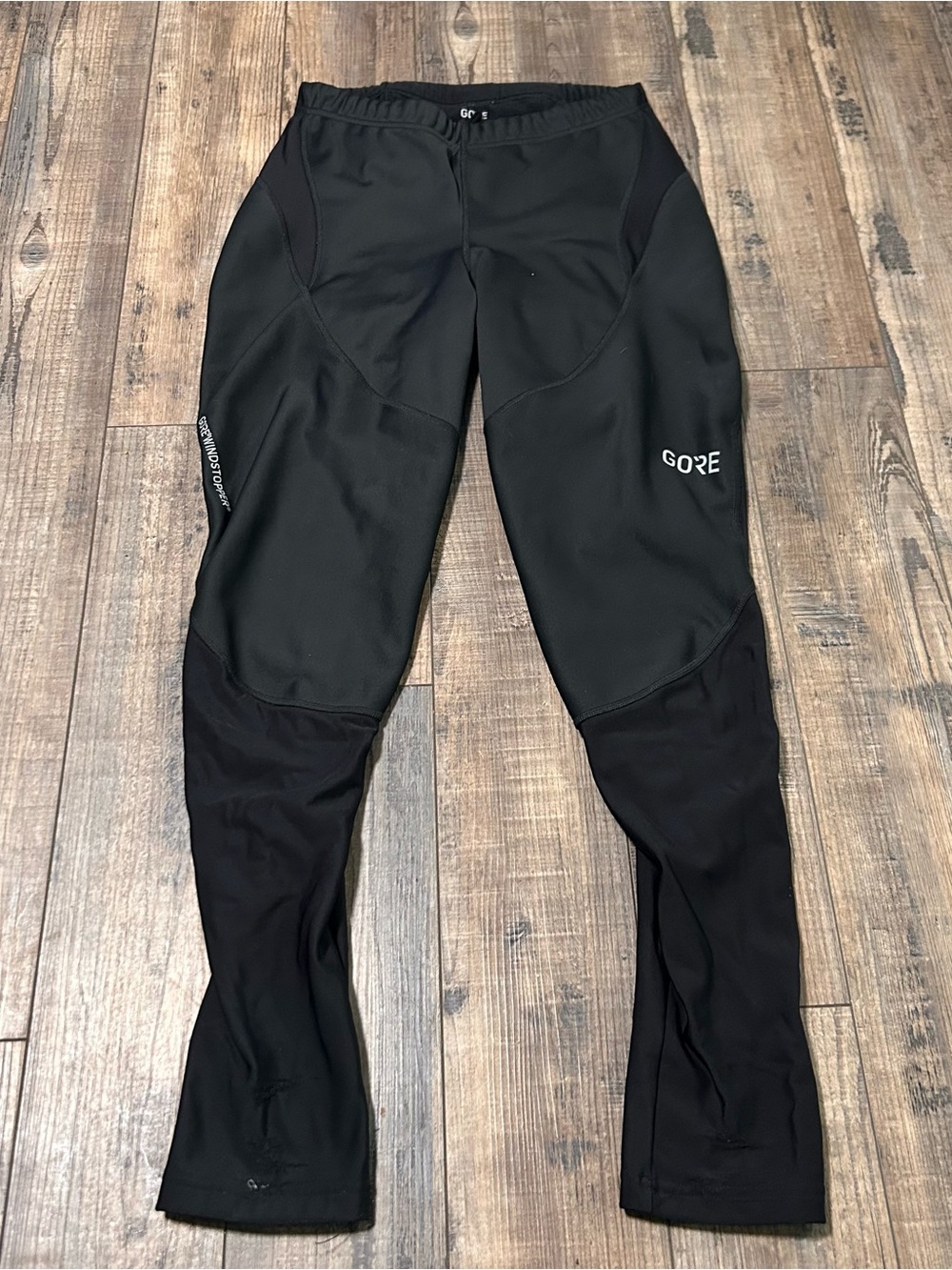 GORE Windstopper Black Sport Tights